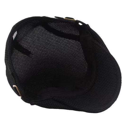 Buy Korean Style Beret Hat – Solid Color Trendy Sun Cap for Men global swanky 2