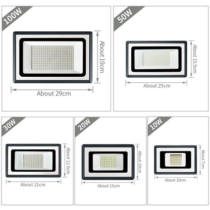 Buy LED Outdoor Flood Light Bright Energy-Saving Exterior Lamp global swanky 3