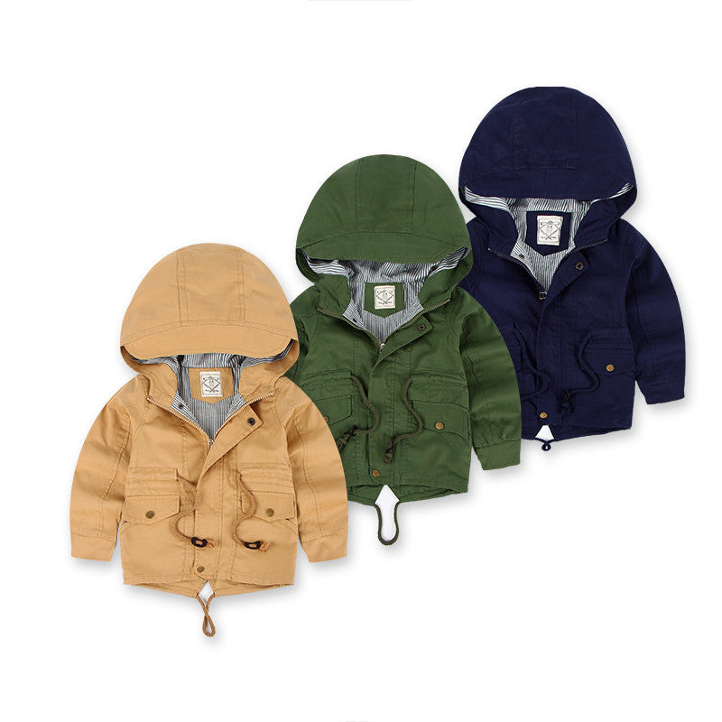 Buy LM 6035 European American Boy’s Coat Cashmere Windcoat Winter global swanky 2
