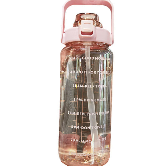 Buy Large Plastic Cup Portable Water Bottle for Daily Hydration global swanky 2