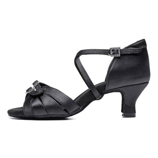 Buy Latin Dance High Heel Shoes | Soft Bottom Ballroom Footwear global swanky 2