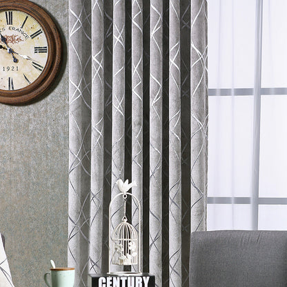 Buy Light Luxury Chenille Blackout Curtains for Stylish Living  Global swanky 2