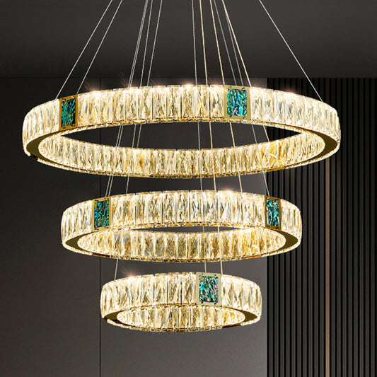 Buy Light Luxury Crystal Chandelier Living Dining Room Light global swanky 1