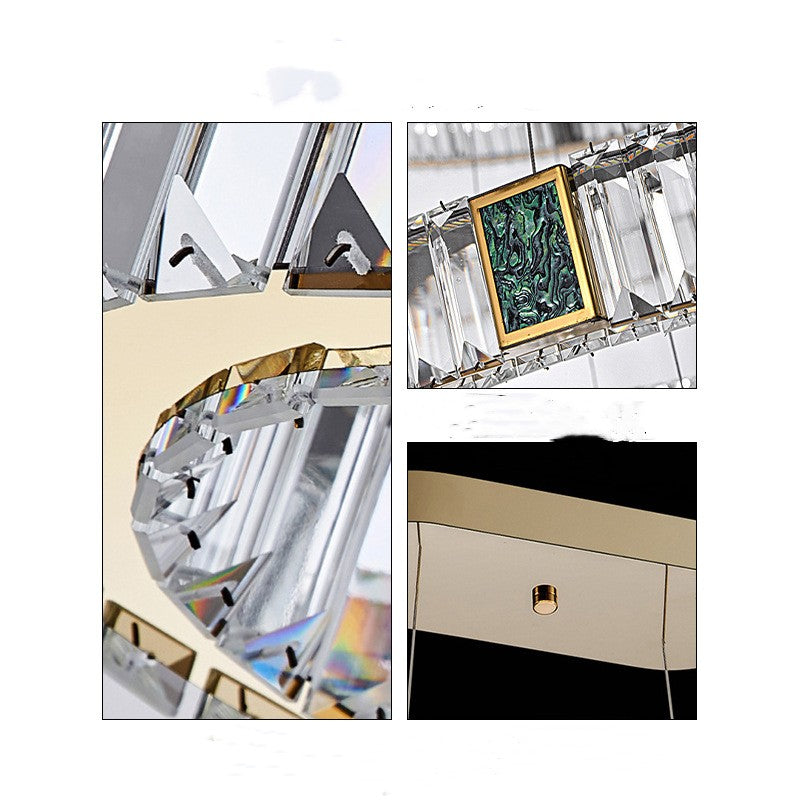 Buy Light Luxury Crystal Chandelier Living Dining Room Light global swanky 2