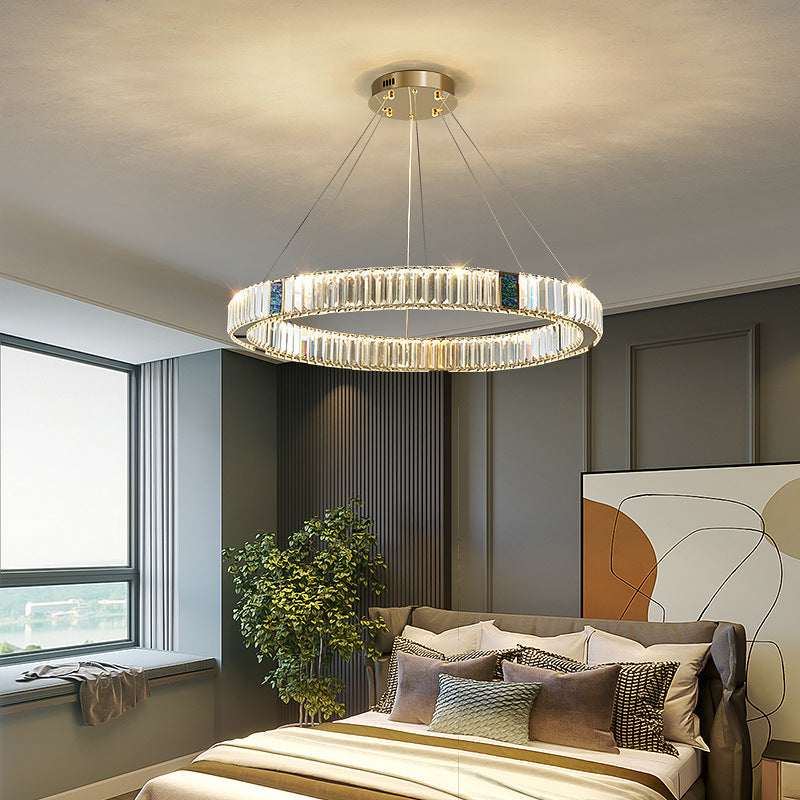 Buy Light Luxury Crystal Living Room Chandelier Stainless Steel global swanky 1