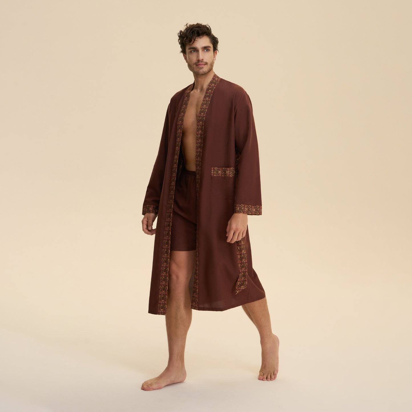 Buy Loose Casual Middle Eastern Style Cotton Nightgown for Couples global swanky 1 