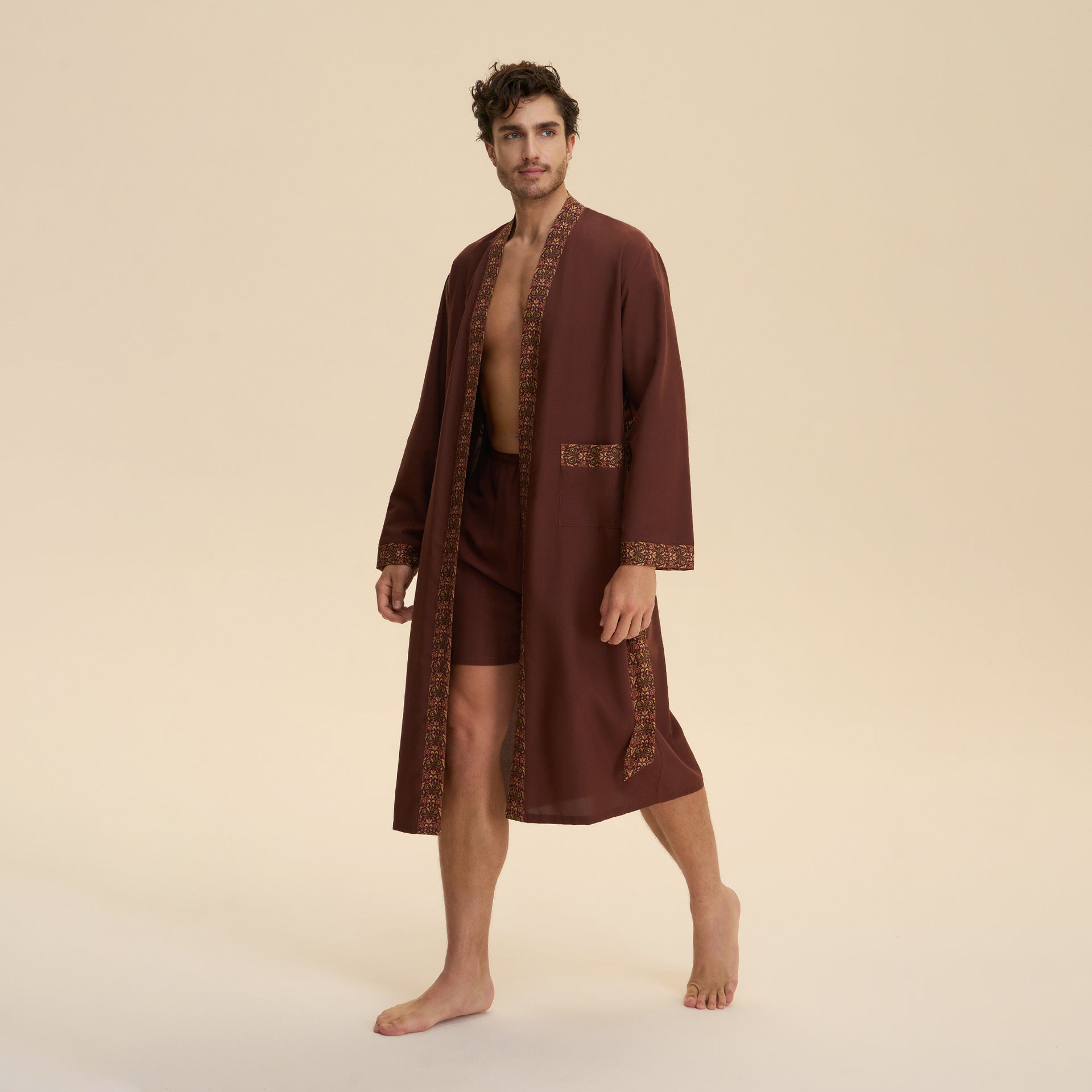 Buy Loose Casual Middle Eastern Style Cotton Nightgown for Couples global swanky 1 