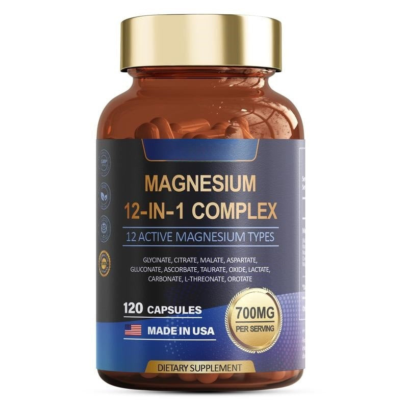 Buy Magnesium Glycinate Capsules Vegetarian Supplement global swanky 1