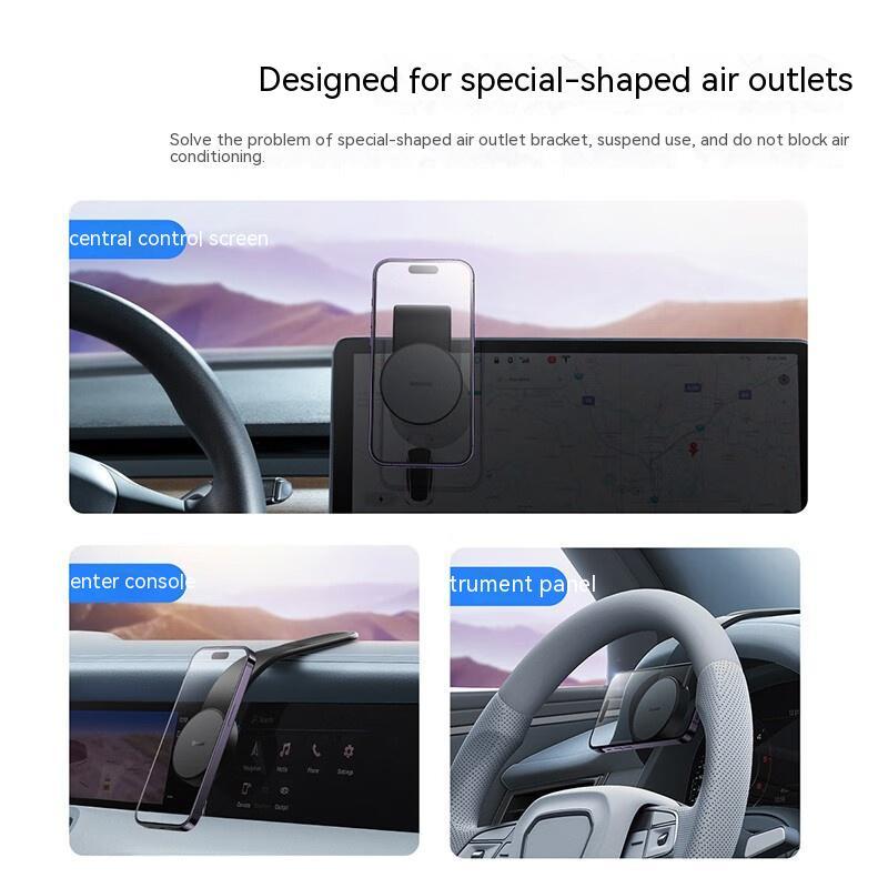 Buy Magnetic Bendable Car Mobile Phone Holder Wireless Charger global swanky 2