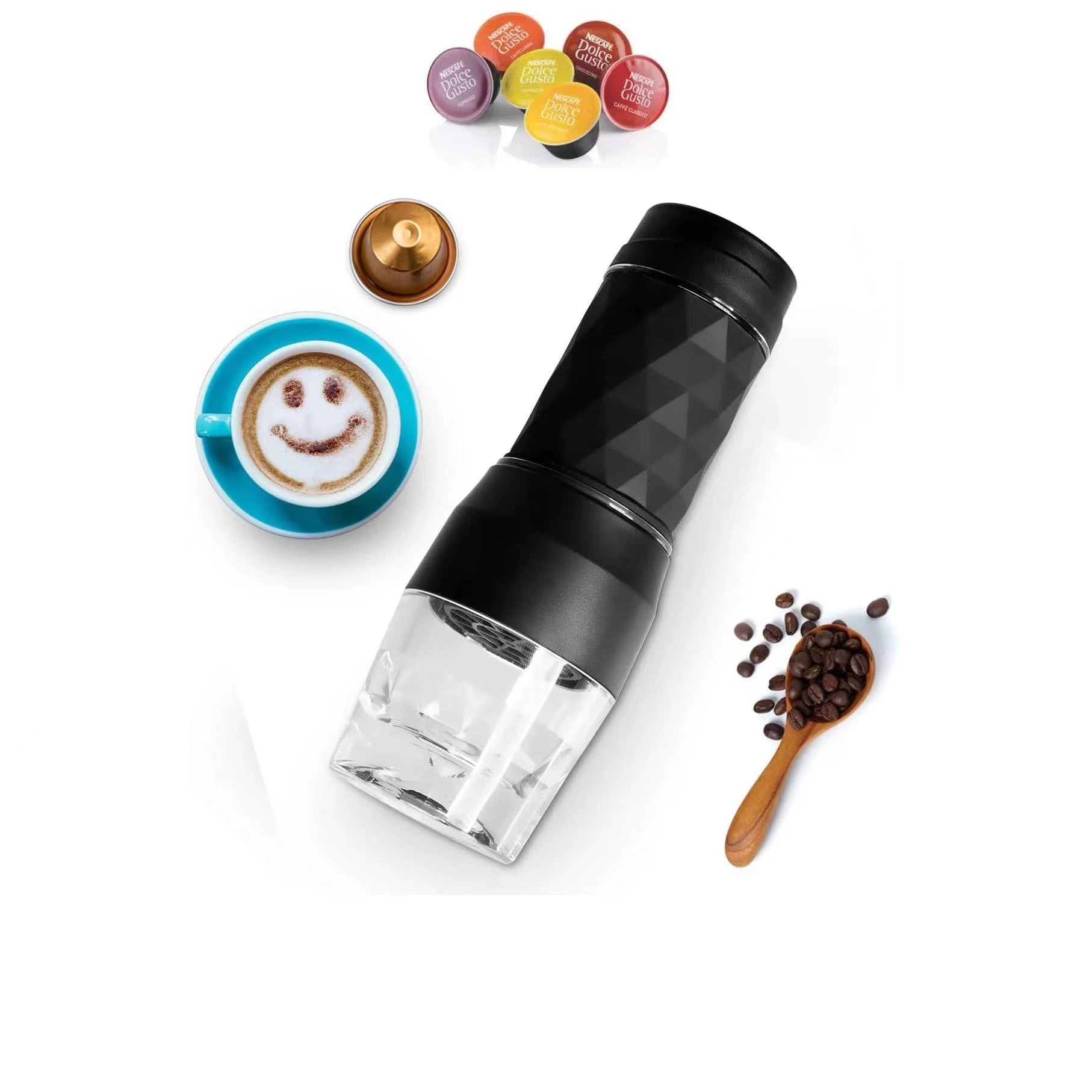 Buy Manual Portable Espresso Coffee Maker – Brew Anywhere global swanky 2