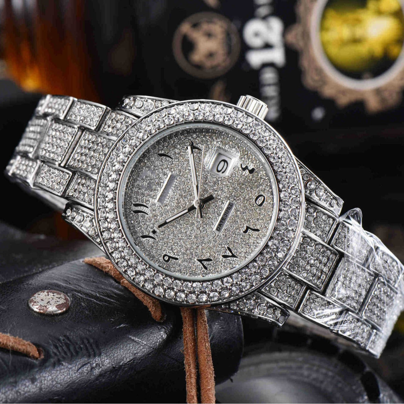 Buy Men’s All-Diamond Stainless Steel Quartz Watch Luxury
global swanky 2