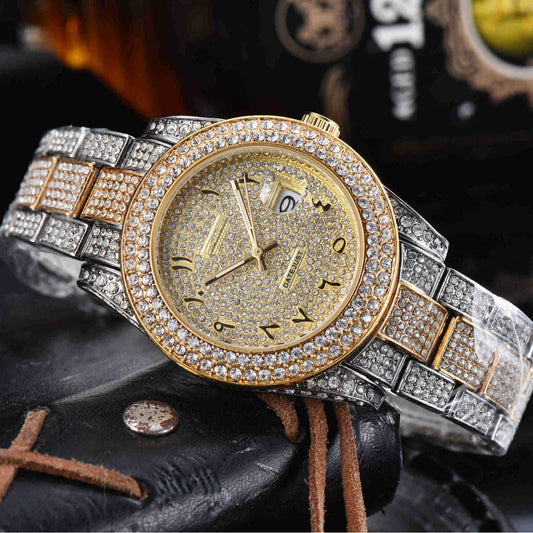 Buy Men’s All-Diamond Stainless Steel Quartz Watch Luxury
global swanky 3