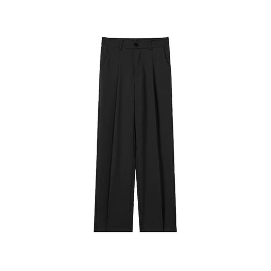 Buy Men’s Casual Draped Straight Suit Pants Online global swanky 2
