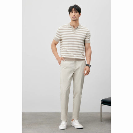 Buy Men’s Ice Silk V-Neck Shirt – Slim Fit Summer Wear global swanky 2