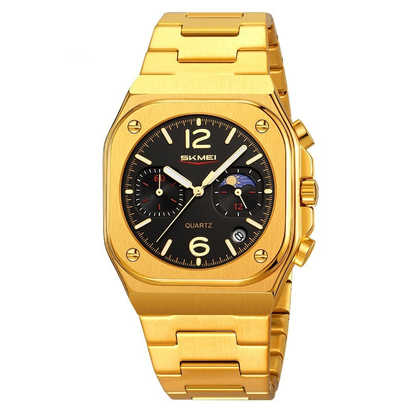 Buy Mens Casual Waterproof Multifunctional Quartz Watch
Global swanky 3