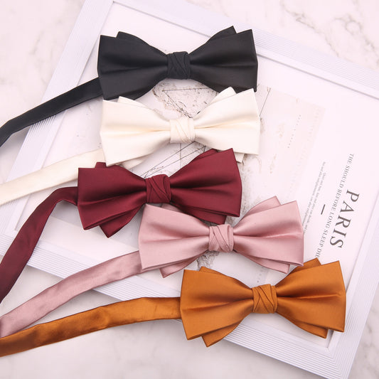 Buy Mens Premium Polyester Wedding Bow Tie for Special Occasions global swanky 1