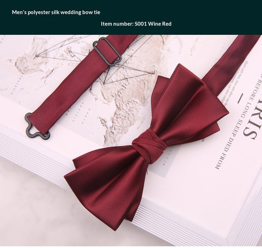 Buy Mens Premium Polyester Wedding Bow Tie for Special Occasions global swanky 2