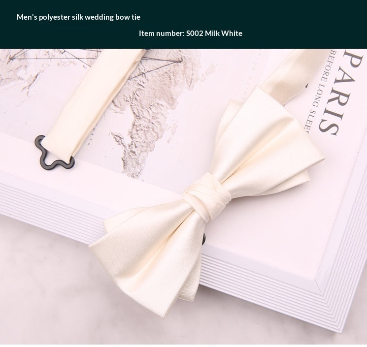 Buy Mens Premium Polyester Wedding Bow Tie for Special Occasions global swanky 3