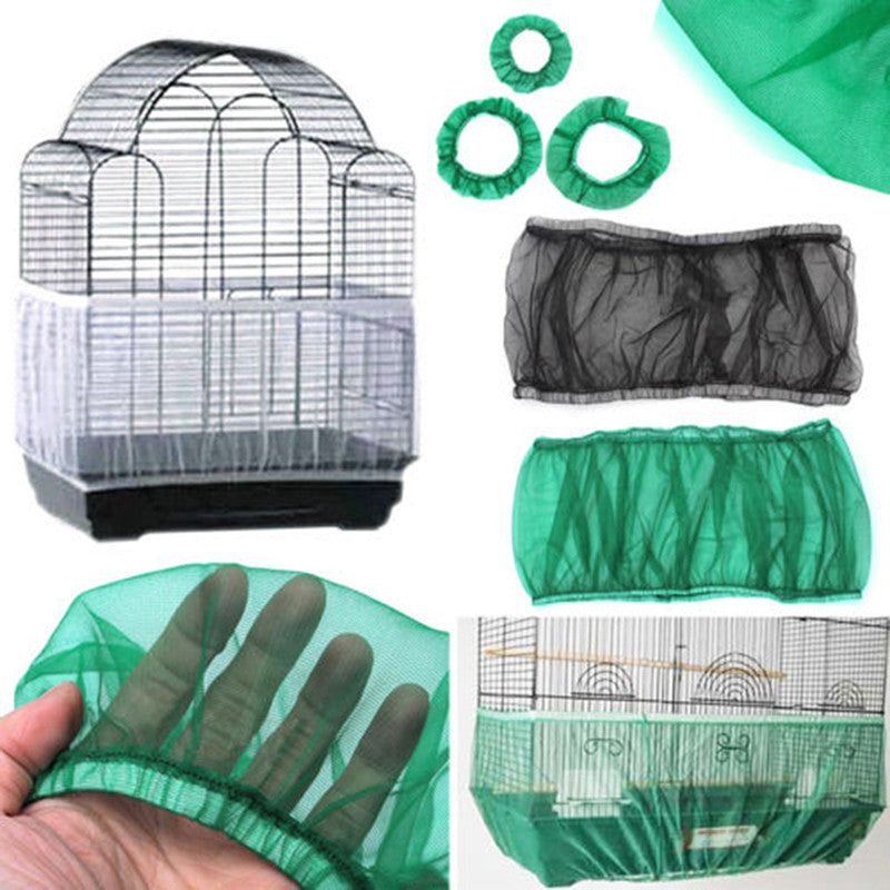 Buy Mesh Bird Cage Cover with Dust-Proof Net for Easy Cleaning globalswanky 01