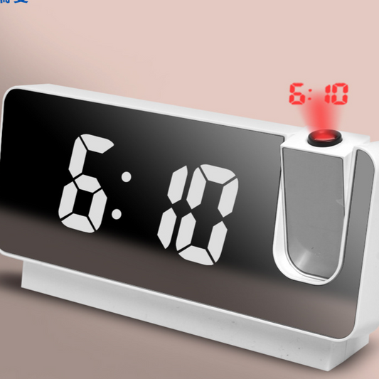 Buy Modern Projection Alarm Clock with LED Night Light global swanky 1