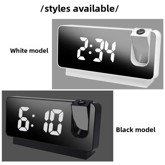 Buy Modern Projection Alarm Clock with LED Night Light global swanky 2