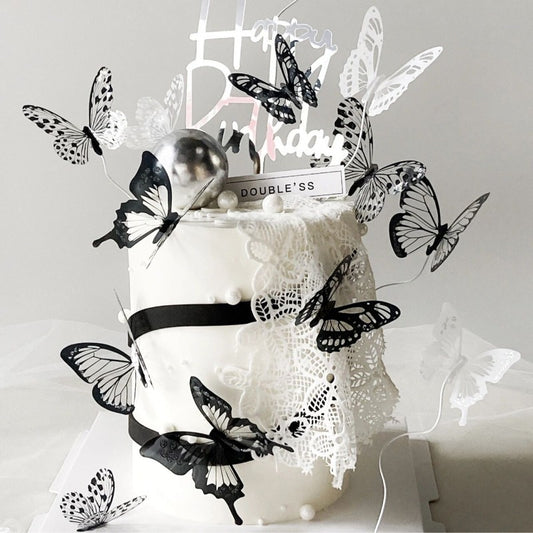 Buy Mother's Day & Birthday Cake Butterfly Plug-in Decoration global swanky 1