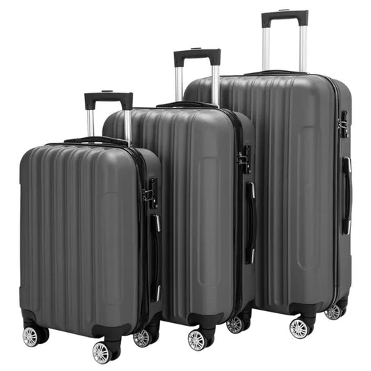 Buy Multifunctional Luggage Set for Traveling – Dark Gray Suitcases global swanky 3