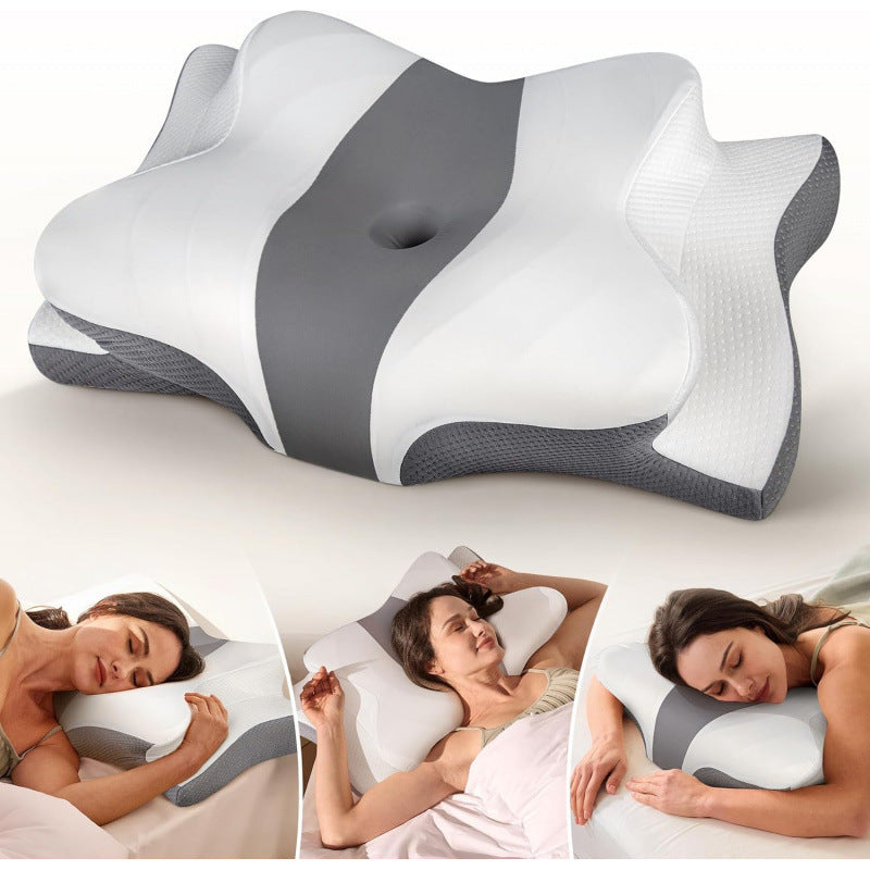 Buy Neck Pillow Relieves Pain for Cervical Support & Ease global swanky 2