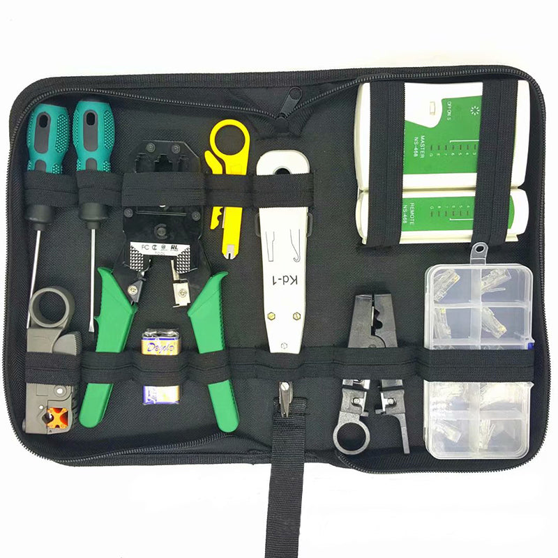 Buy Network Toolkit Combination Set for LAN Crimping and Testing global swanky 1