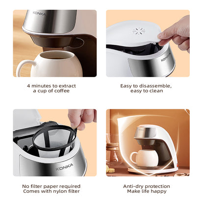 Buy New Coffee Machine Fully Automatic Home Office Mini Portable global swanky 2