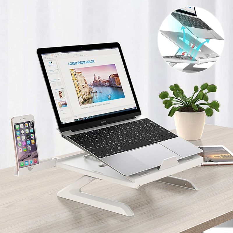 Buy New Laptop Stand Portable Folding Monitor Riser Aluminum Base global swanky 1