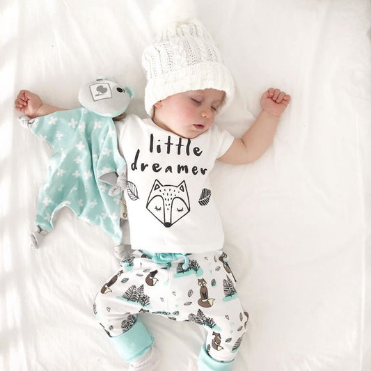 Buy Newborn Baby Clothes Set T-shirt Tops Pants Boys & Girls
global swanky 1