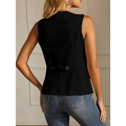 Buy Off-White Striped Linen Top for Women Loose-Fitting & Casual global swanky 3