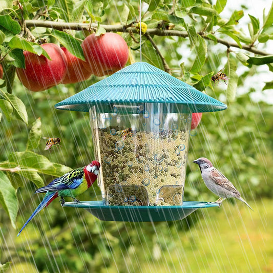 Buy Outdoor Garden Hanging Metal Bird Feeder – Durable Design global swanky 1