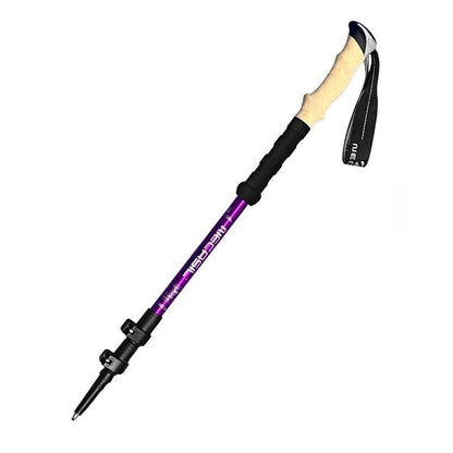 Buy Outdoor Hiking 3-Section Telescopic Trekking Poles Unisex Gear global swanky 3