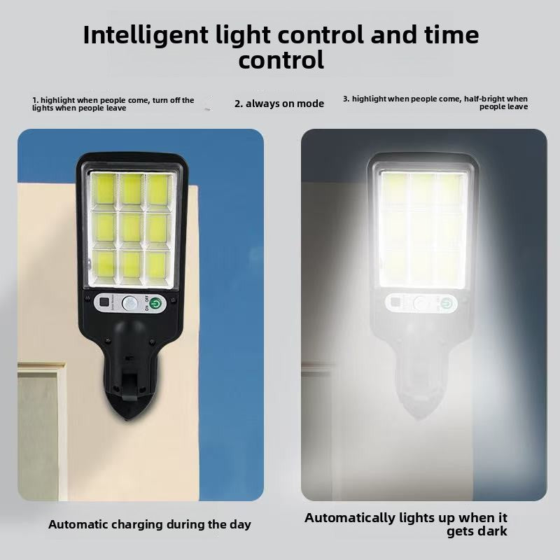 Buy Outdoor Solar LED Street Light with Motion Sensor Feature global swanky 2