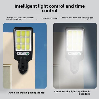 Buy Outdoor Solar LED Street Light with Motion Sensor Feature global swanky 2