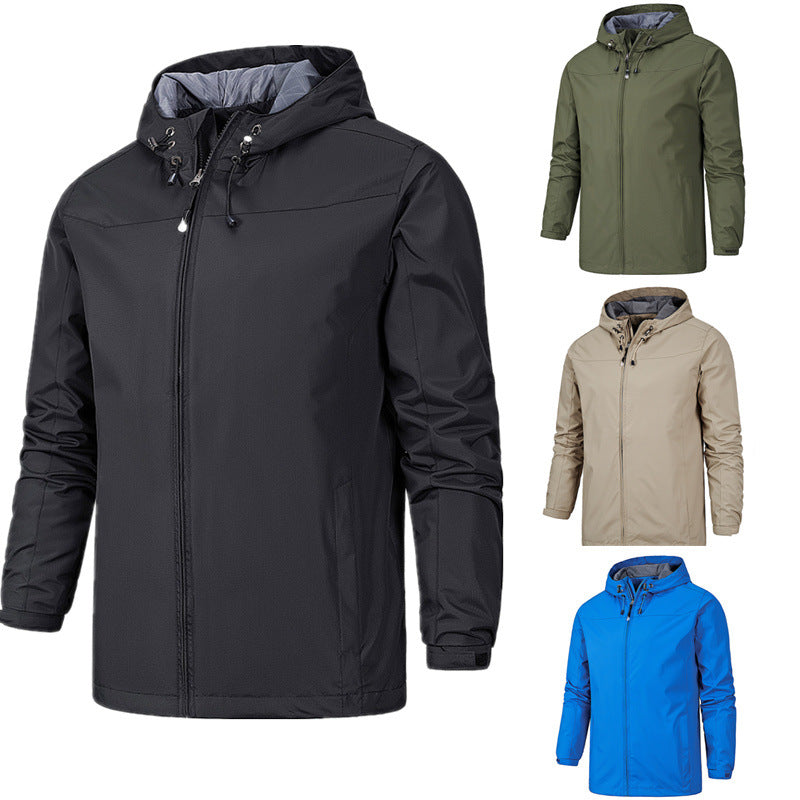 Buy Outdoor Windproof Waterproof All Season Jacket for Men Hiking global swanky 1