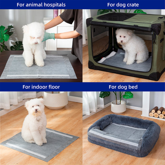 Buy PETMARVEL Disposable Charcoal Puppy Pads for Odor Control global swanky 3