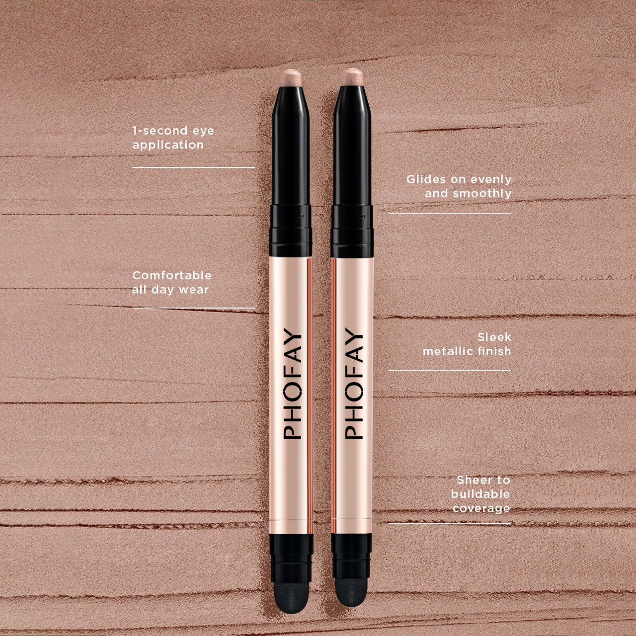 Buy PHOFAY Eyeshadow Stick for Creamy and Waterproof Eye Look global swanky 2