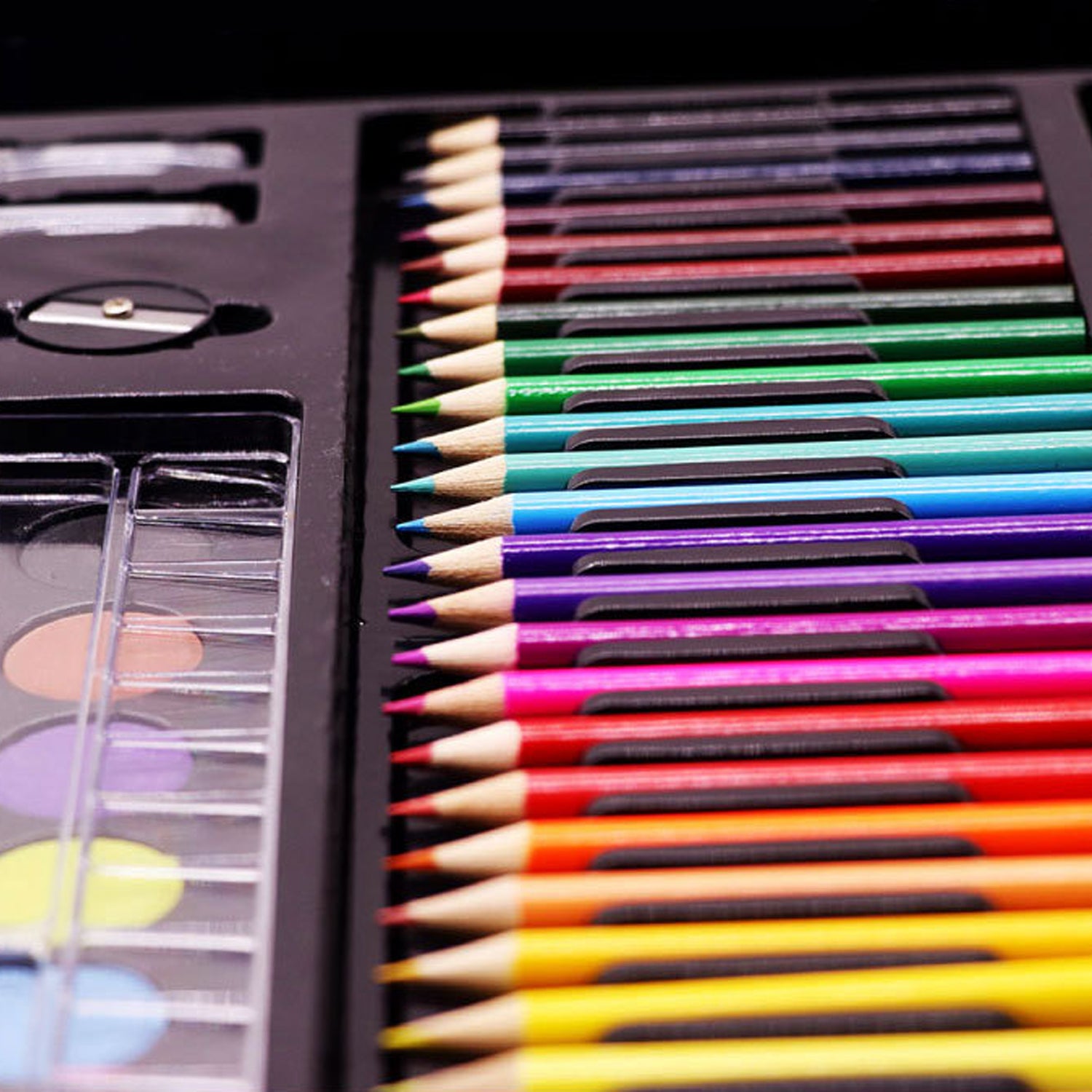 Buy Painting Set with Oil Pastel Brushes and Watercolor Pens global swanky 2