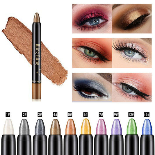 Buy Pearlescent Silkworm Eyeshadow Pen Long-Lasting Shiny Gel global swanky 3