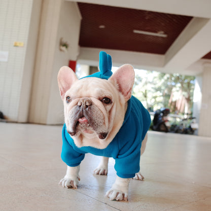 Buy Pet Apparel Fleece Solid Color Hoodie – Warm Dog Clothes globalswanky 02