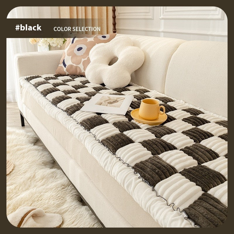 Buy Pet Chessboard Grid Kennel Pad Autumn Winter Warm Square global swanky 3