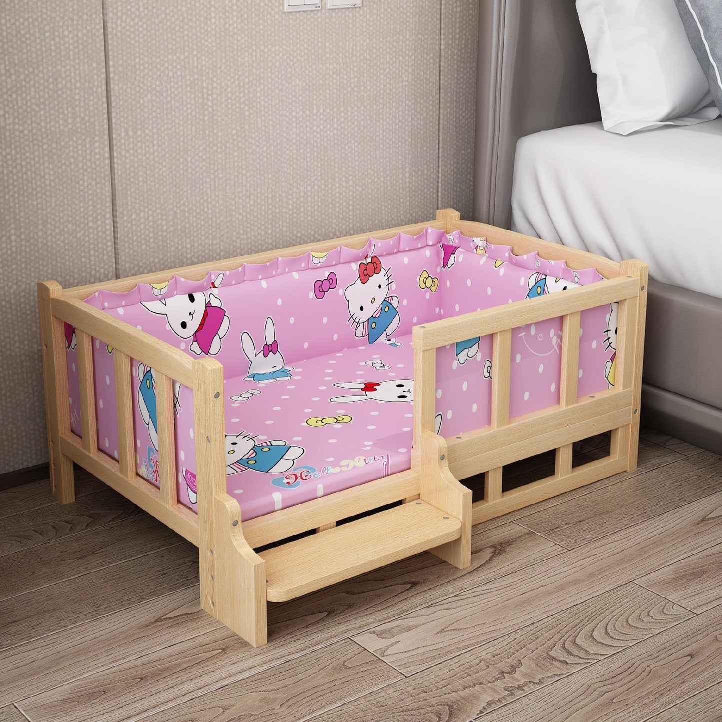 Buy Pet Dog Bed – Summer Wooden Bed for Small and Large Dogs global swanky 2