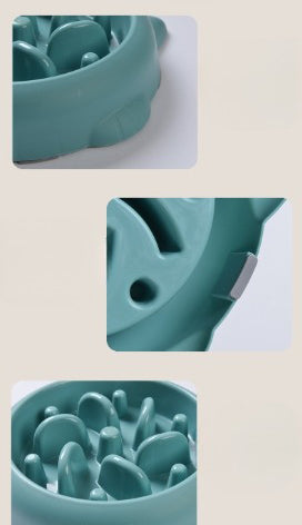 Buy Pet Dog Cat Slow Feeder Bowls – Anti-choking Eating Plate global swanky 3