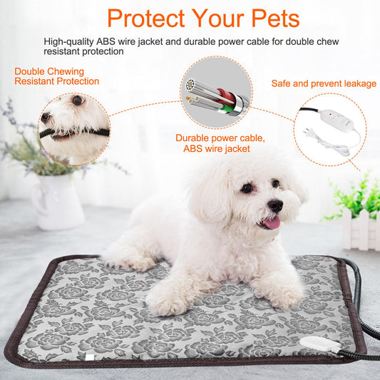 Buy Pet Heating Pad for Dogs & Cats – Waterproof Electric Mat global swanky 2