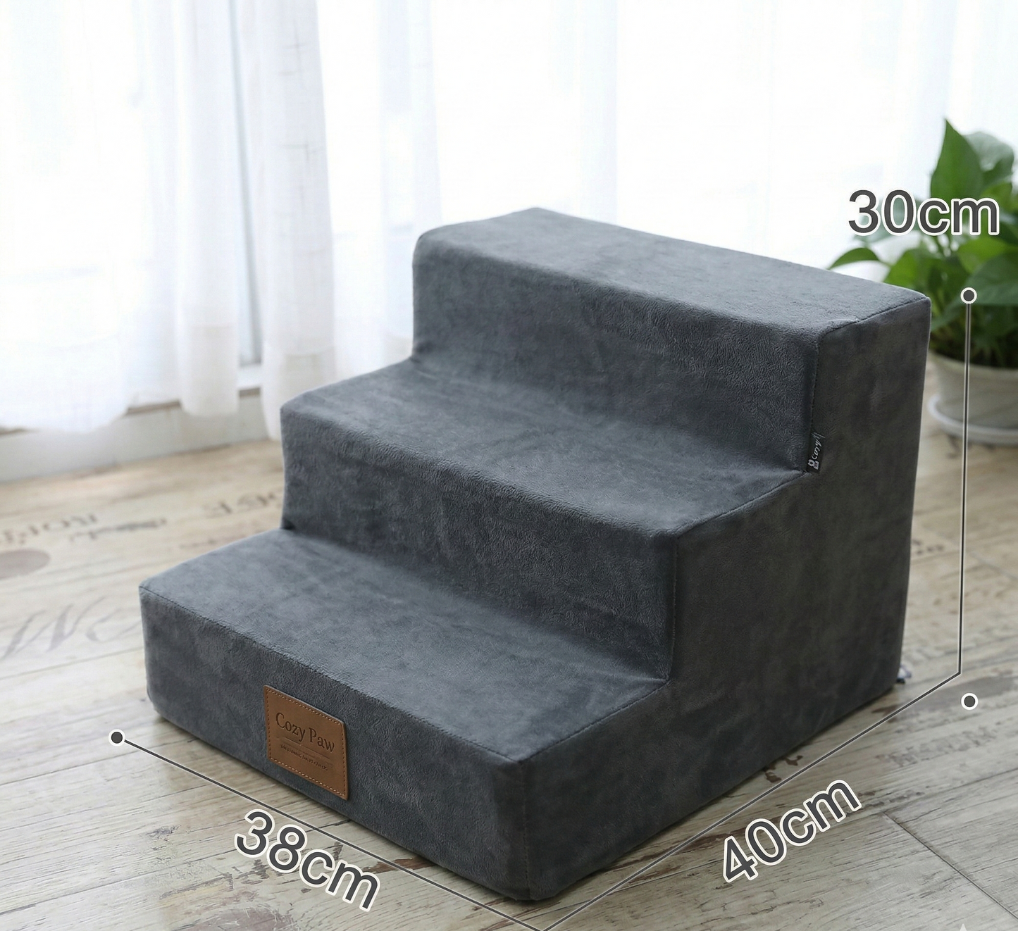 Buy Pet Stair Ladder Dog Stair – Easy Climb for Cats and Dogs global swanky 1