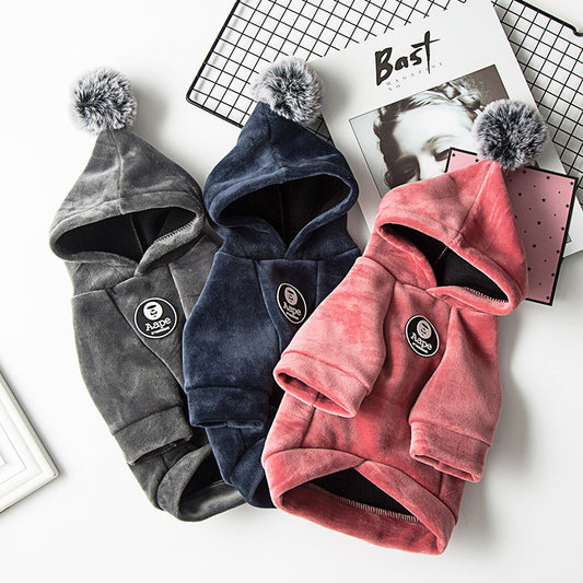 Buy Pet Warm Hoodie Cozy and Comfortable Clothing for Dogs & Cats global swanky 1