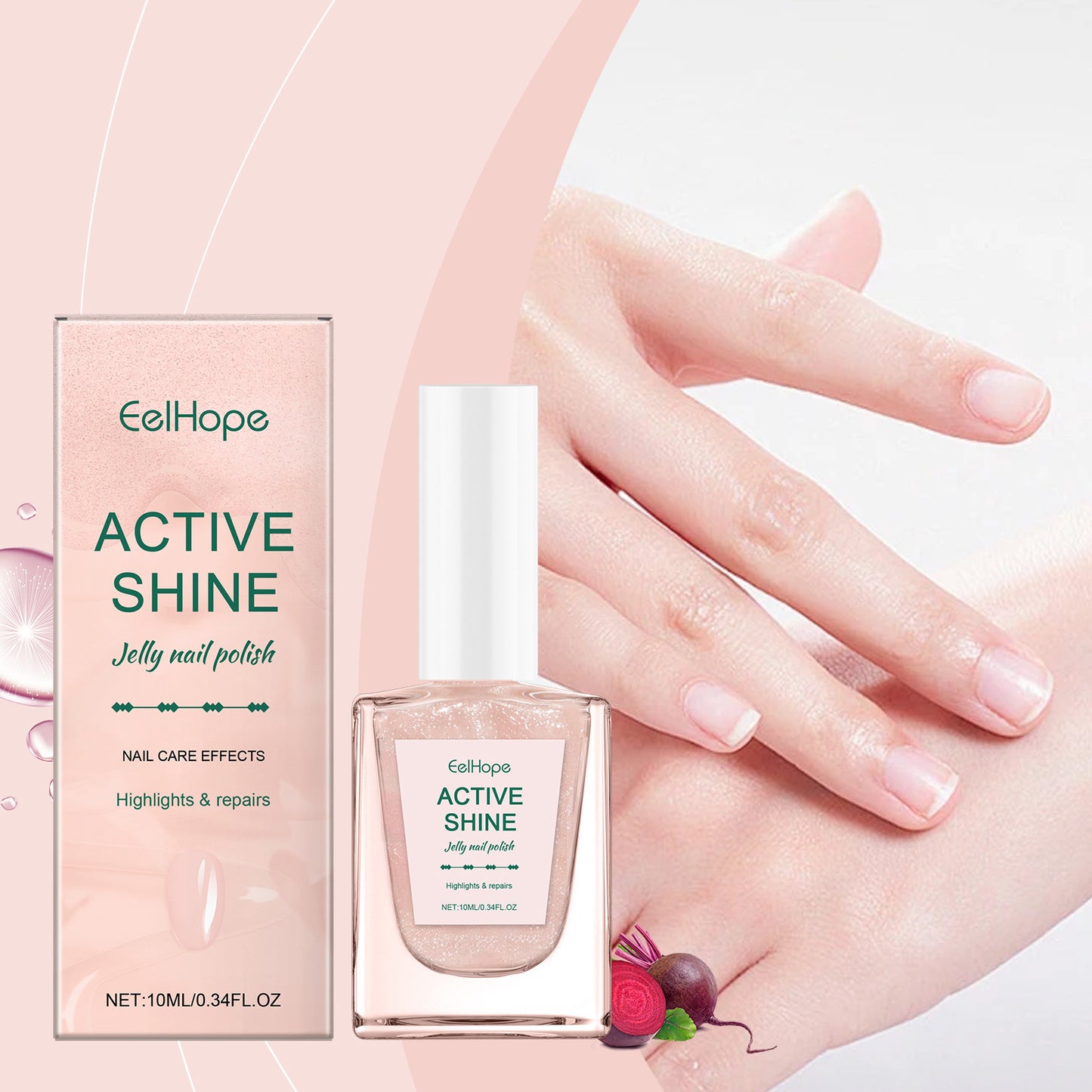 Buy Pink Jelly Nail Polish for Smooth and Glossy Nail Looks global swanky 1